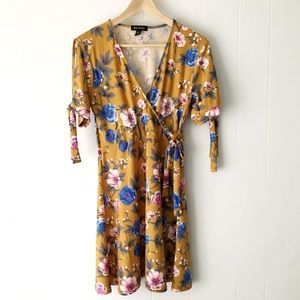 ASOS | Qed London | Floral Wrap Dress